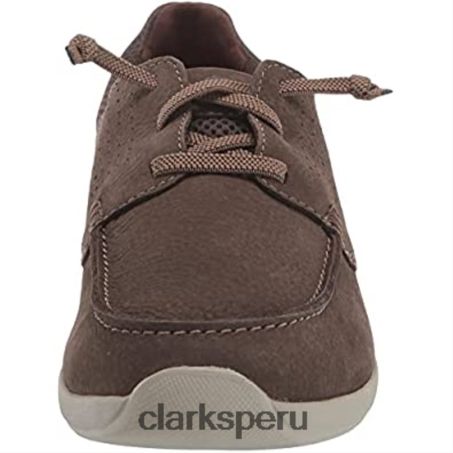 Zapatilla gorwmoc de hombre de nobuk marrón clarks hombres Clarks 40N4LX1838 nubuck marrón