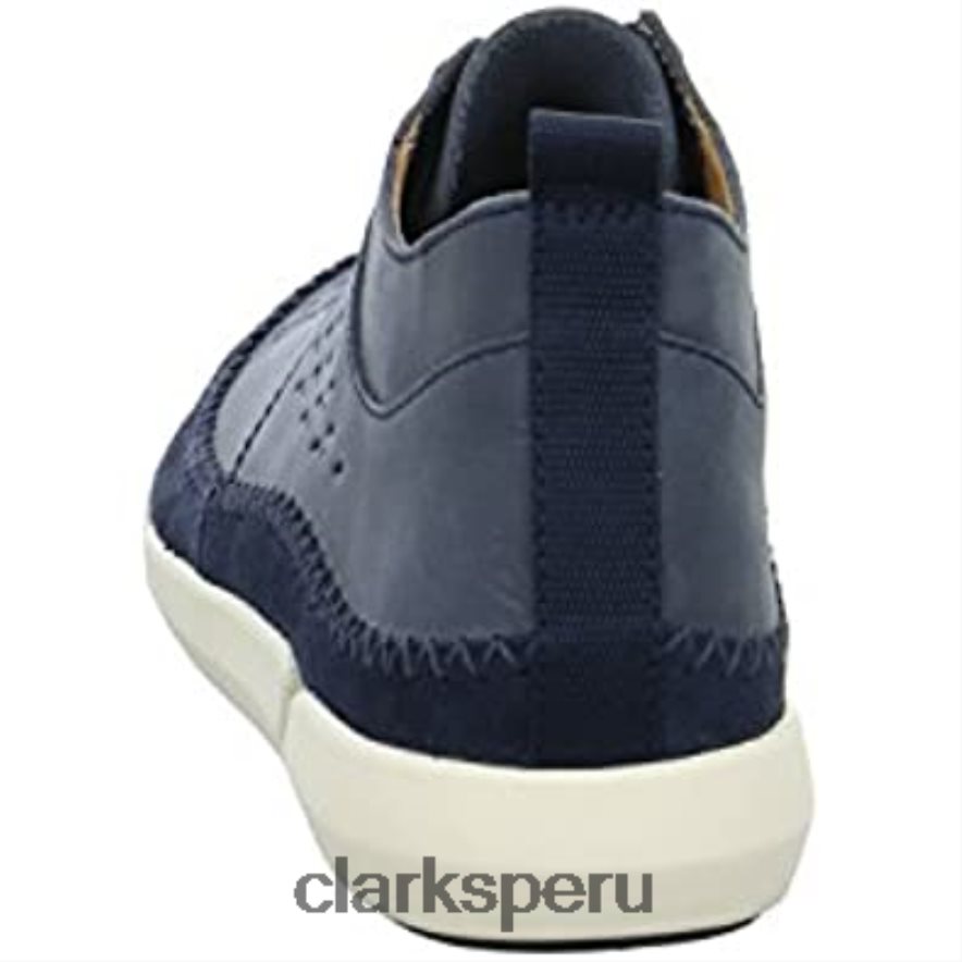 Zapatillas altas Trifri Hi para hombre Clarks Blue Navy Nubuck hombres Clarks 40N4LX349 nubuck azul marino