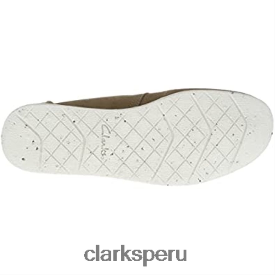 Zapatillas bajas Clarks Shacre Lite de nubuck arena oscura para hombre hombres Clarks 40N4LX1297 nubuck arena oscura