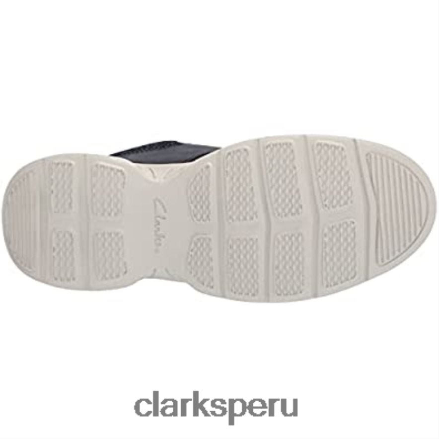 Zapatillas clarks bradley lane para hombre de punto azul marino hombres Clarks 40N4LX2274 punto azul marino