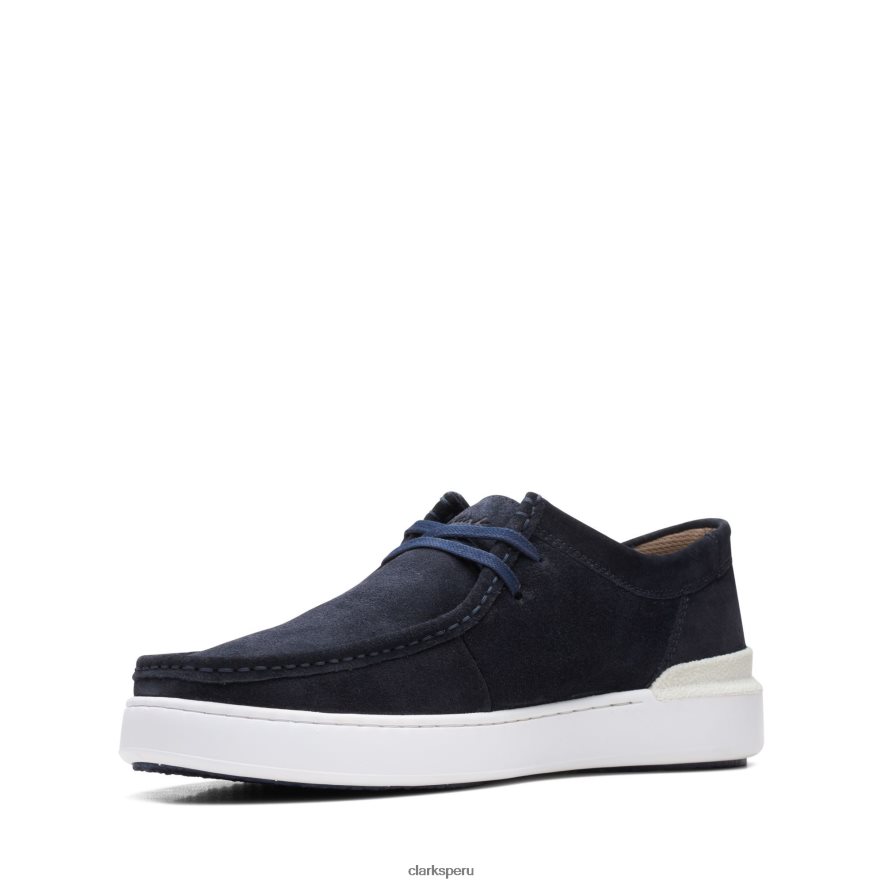 clarks corte lite wally ante azul marino hombres Clarks 40N4LX3766 gamuza azul marino
