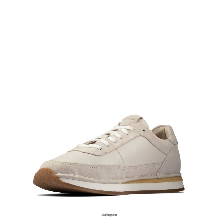 clarks craft run encaje blanco hombres Clarks 40N4LX3655 blanco