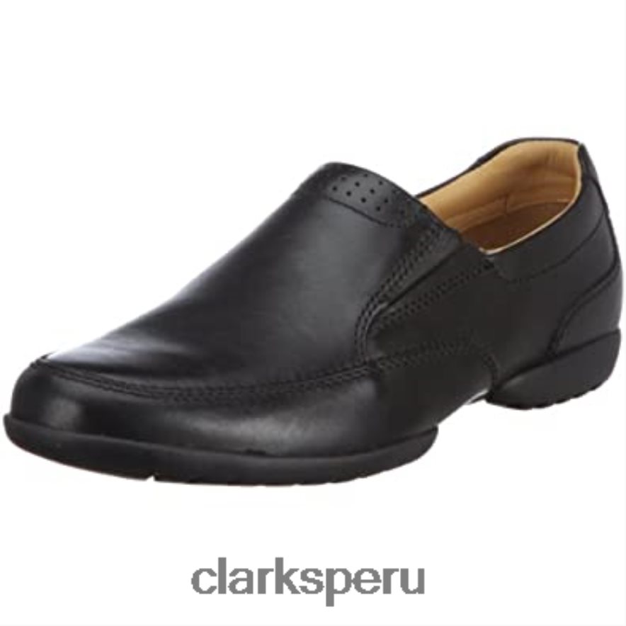 pantuflas bajas reclinables gratis para hombre clarks negro hombres Clarks 40N4LX1255 cuero negro