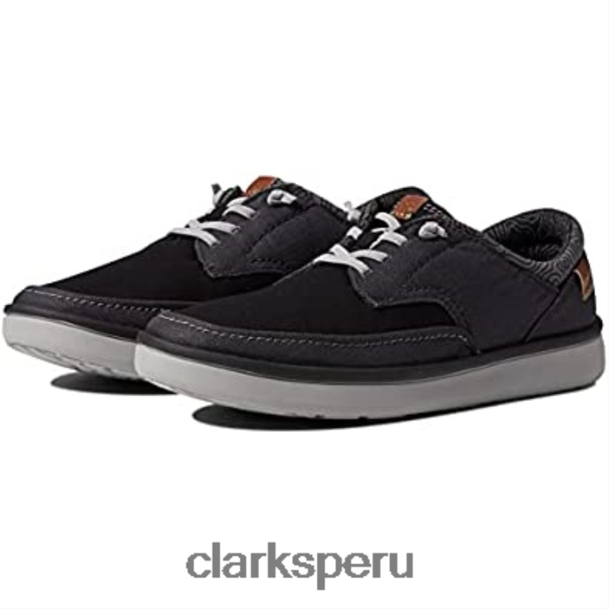 zapatilla baja cantal hombre clarks combi negro hombres Clarks 40N4LX1893 combinado negro