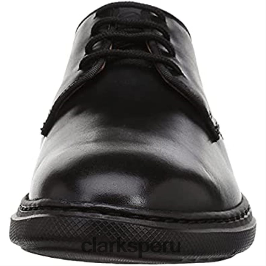 zapatilla baja dennet para hombre clarks cuero negro hombres Clarks 40N4LX325 cuero negro