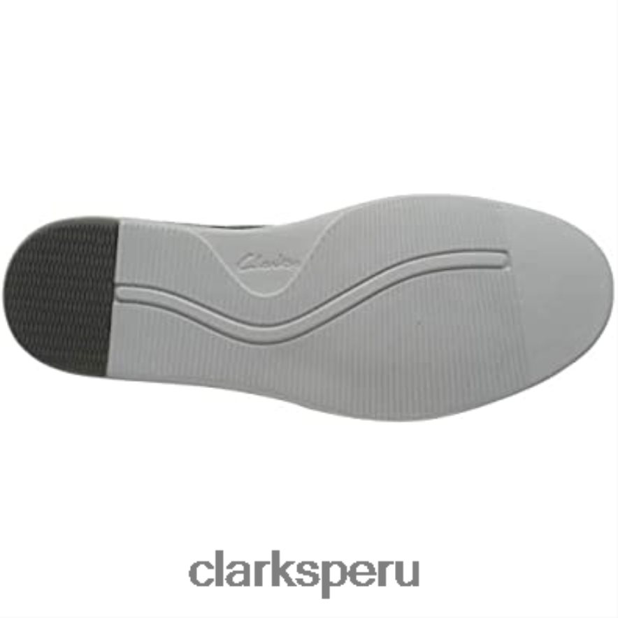 zapatilla bratton con encaje para hombre clarks combinación de gamuza de cuero azul marino hombres Clarks 40N4LX797