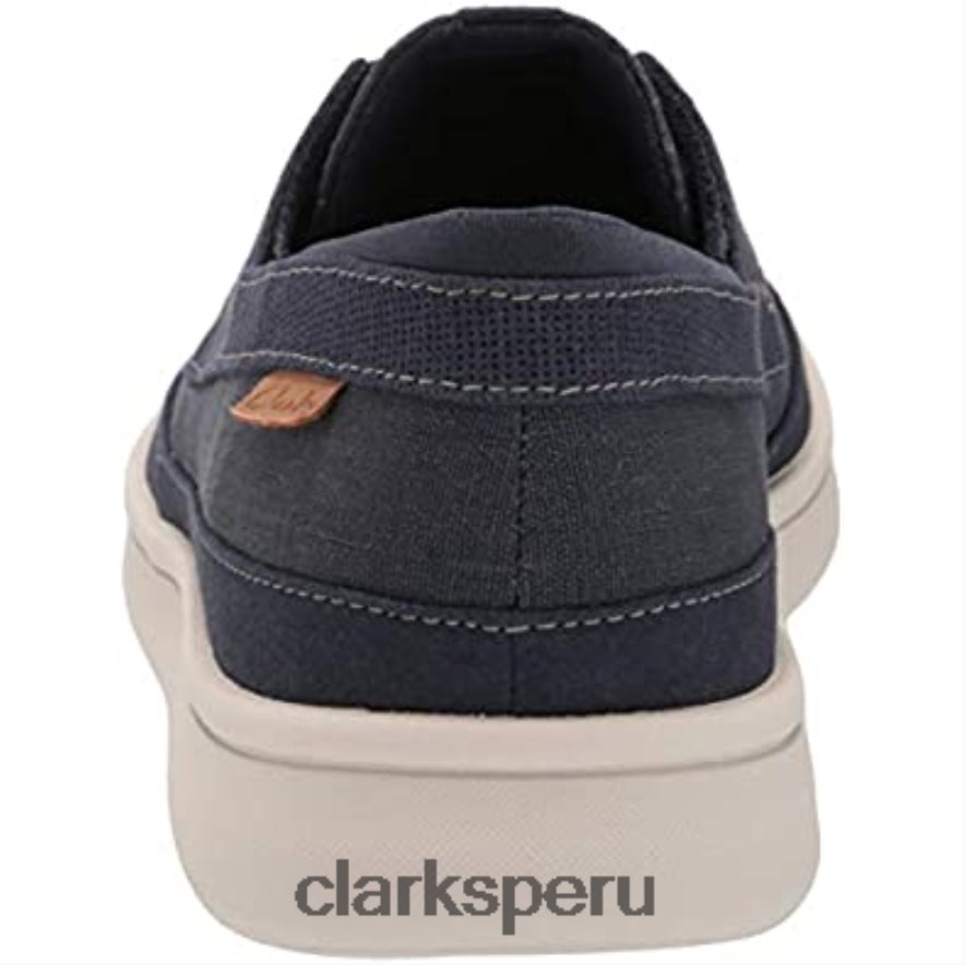 zapatilla de encaje cantal para hombre clarks azul hombres Clarks 40N4LX2623 azul