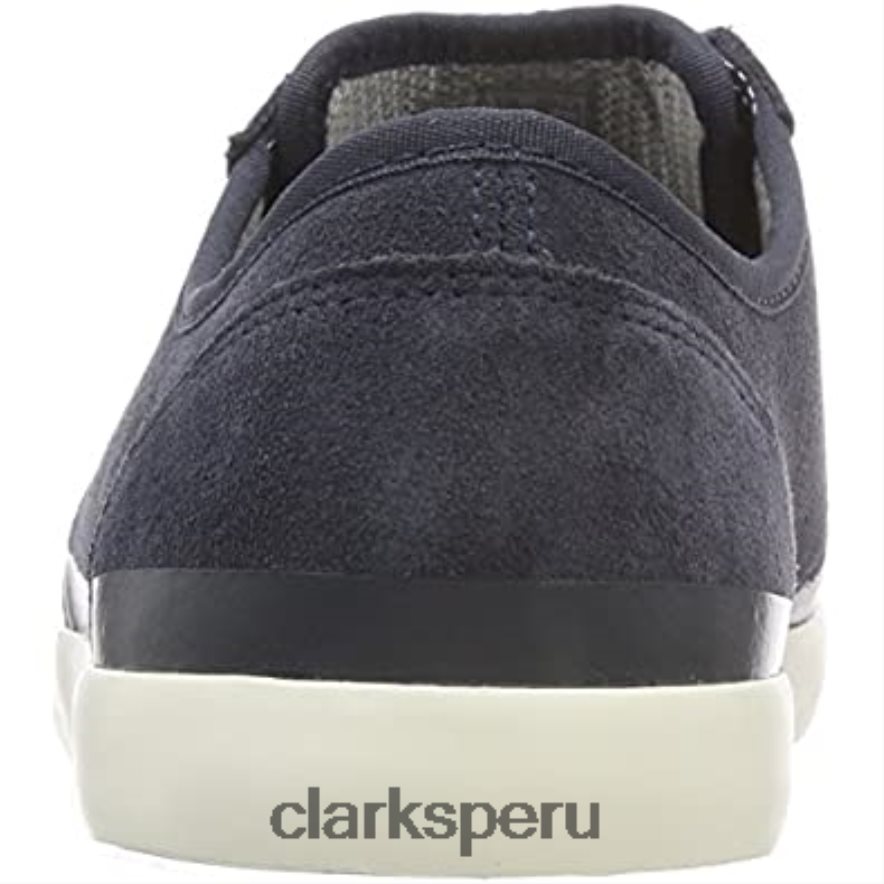 zapatillas bajas torbay rand para hombre azul gamuza azul clarks hombres Clarks 40N4LX2550 gamuza azul