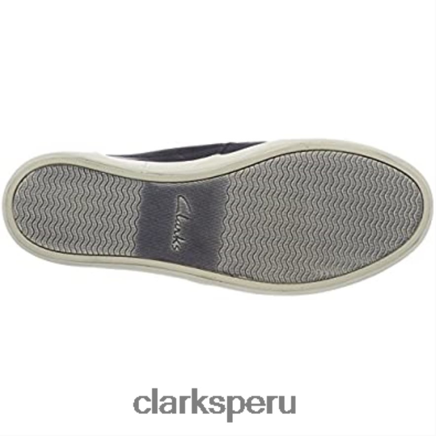 zapatillas bajas torbay rand para hombre azul gamuza azul clarks hombres Clarks 40N4LX2550 gamuza azul
