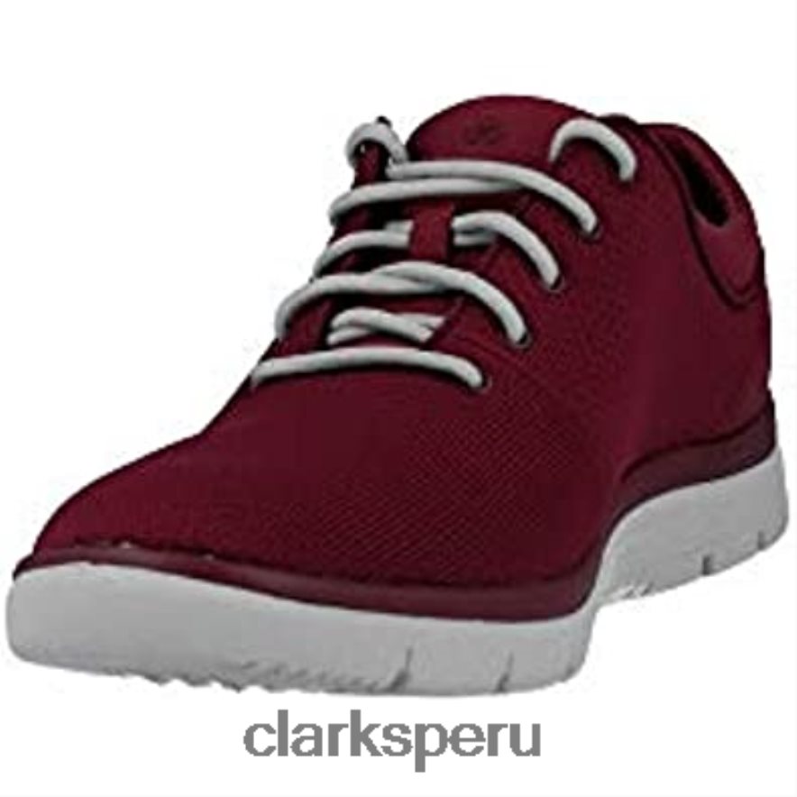 zapatillas clarks tunsil ace rojas para hombre hombres Clarks 40N4LX12 rojo