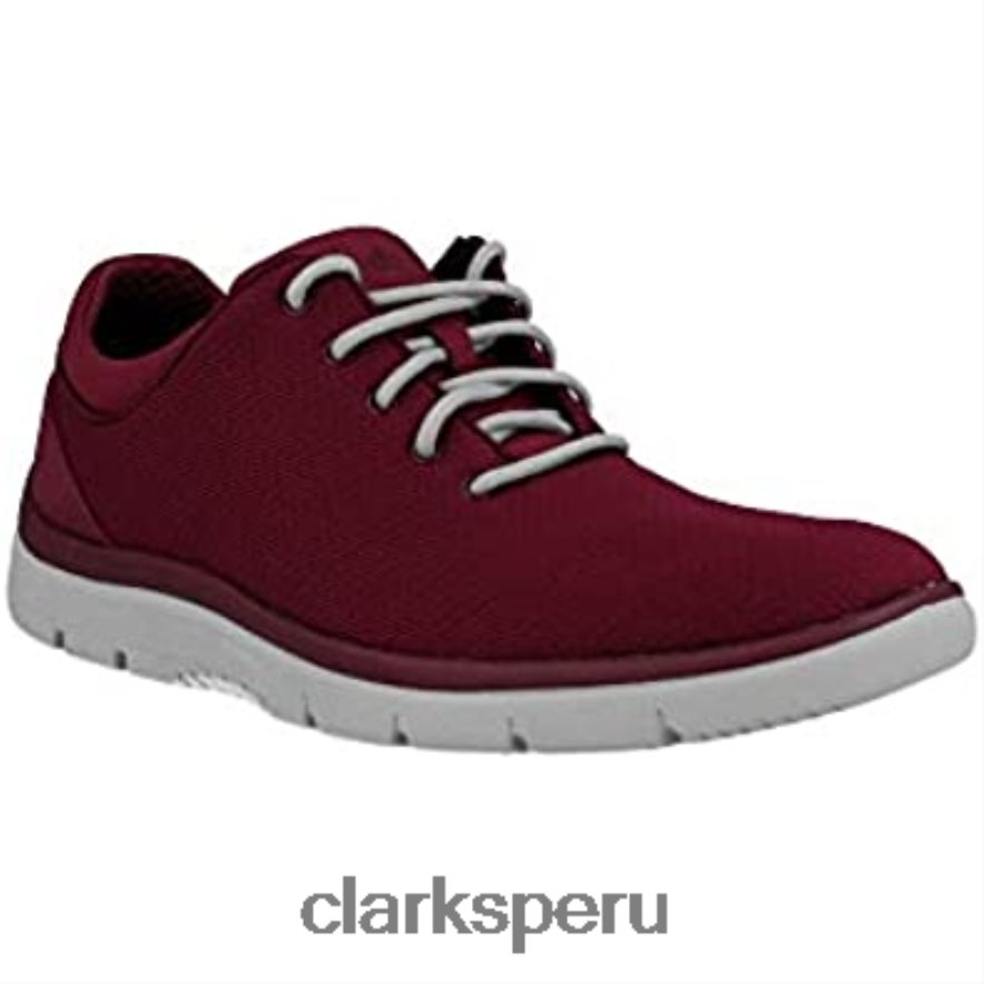 zapatillas clarks tunsil ace rojas para hombre hombres Clarks 40N4LX12 rojo