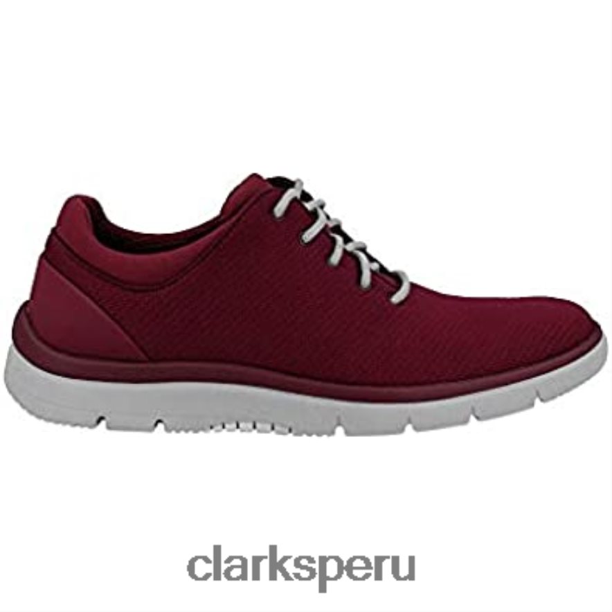 zapatillas clarks tunsil ace rojas para hombre hombres Clarks 40N4LX12 rojo