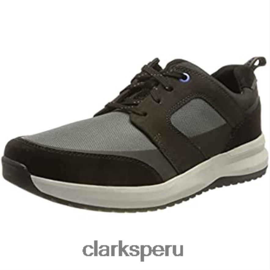 zapatillas de deporte de encaje Wellman para hombre clarks schwarz hombres Clarks 40N4LX1239 negro