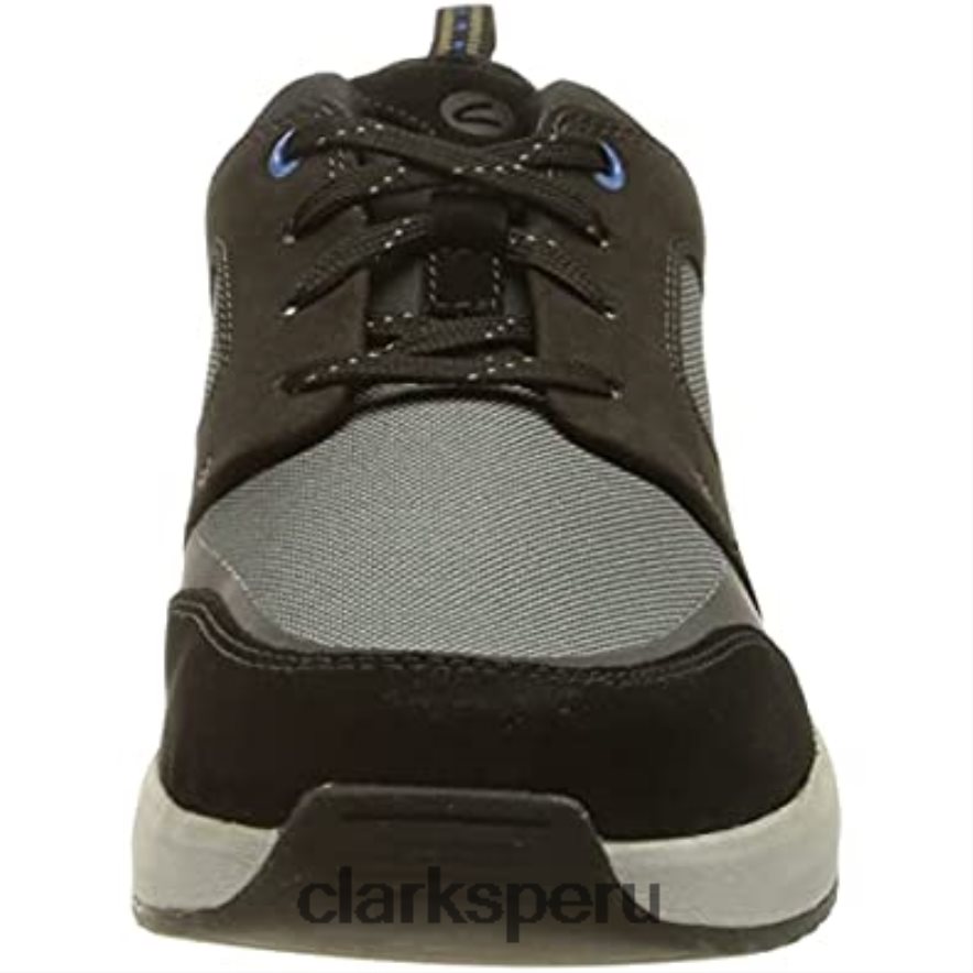 zapatillas de deporte de encaje Wellman para hombre clarks schwarz hombres Clarks 40N4LX1239 negro