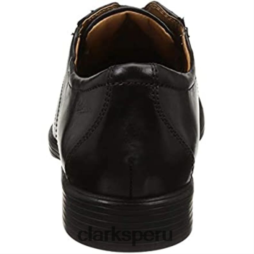 zapatillas whiddon cap para hombre clarks negras hombres Clarks 40N4LX2815 cuero negro