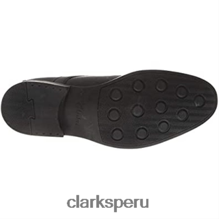 zapatillas whiddon cap para hombre clarks negras hombres Clarks 40N4LX2815 cuero negro