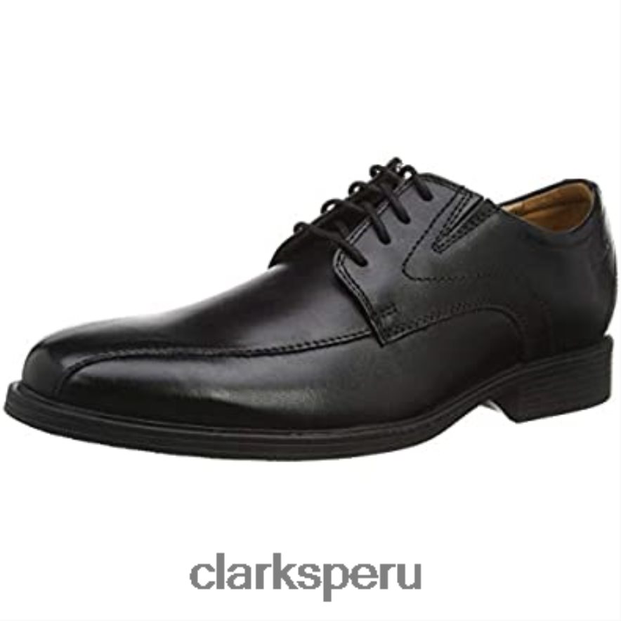 zapatillas whiddon pace para hombre clarks negras hombres Clarks 40N4LX1935 cuero negro