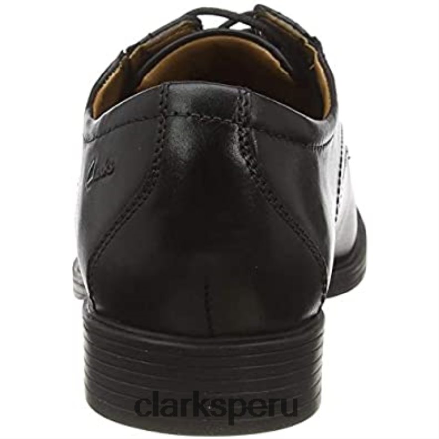 zapatillas whiddon pace para hombre clarks negras hombres Clarks 40N4LX1935 cuero negro