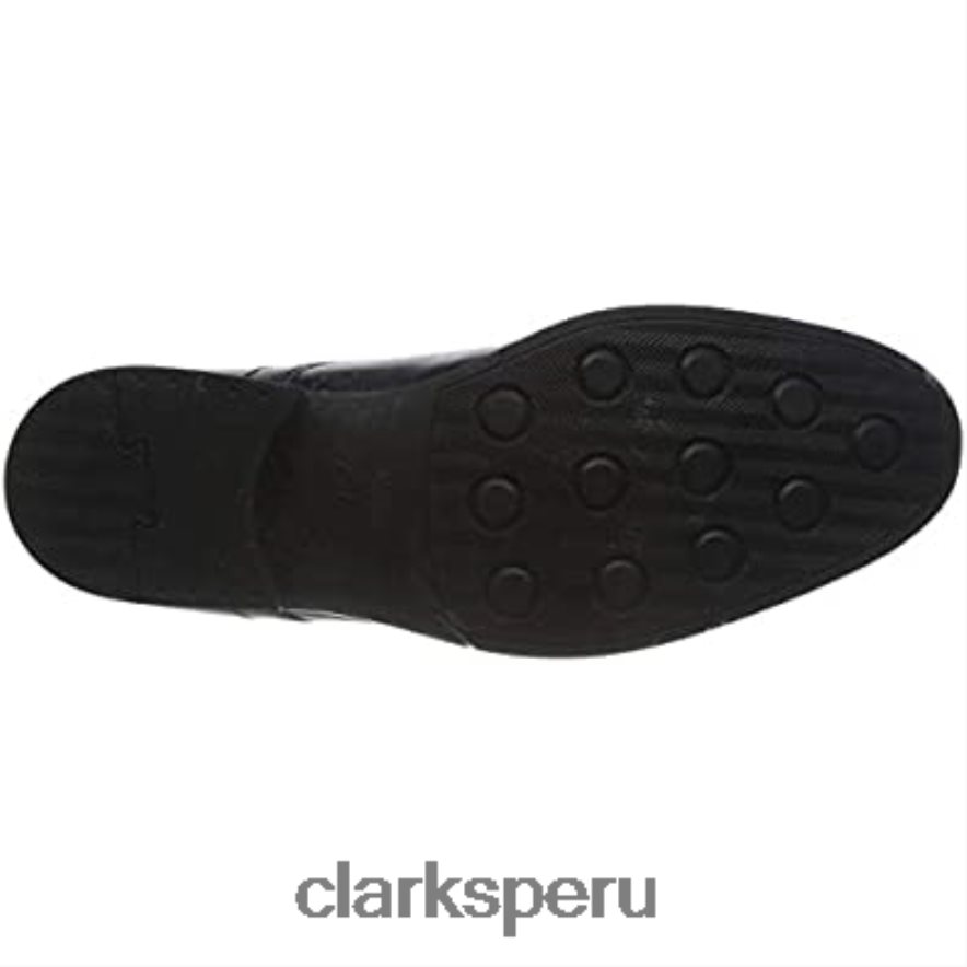 zapatillas whiddon pace para hombre clarks negras hombres Clarks 40N4LX1935 cuero negro