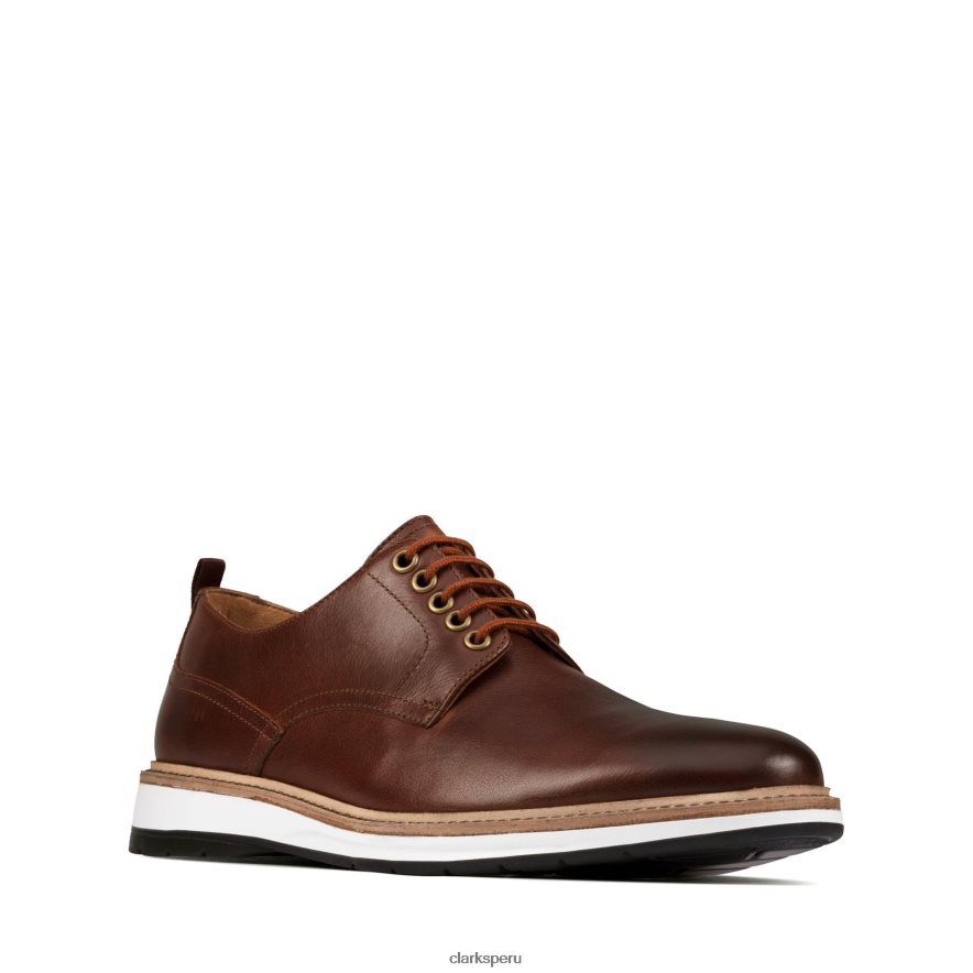 chantry walk clarks cuero tostado oscuro hombres Clarks 40N4LX3663 cuero bronceado oscuro