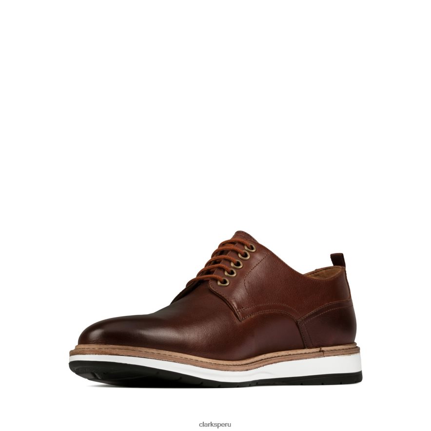 chantry walk clarks cuero tostado oscuro hombres Clarks 40N4LX3663 cuero bronceado oscuro