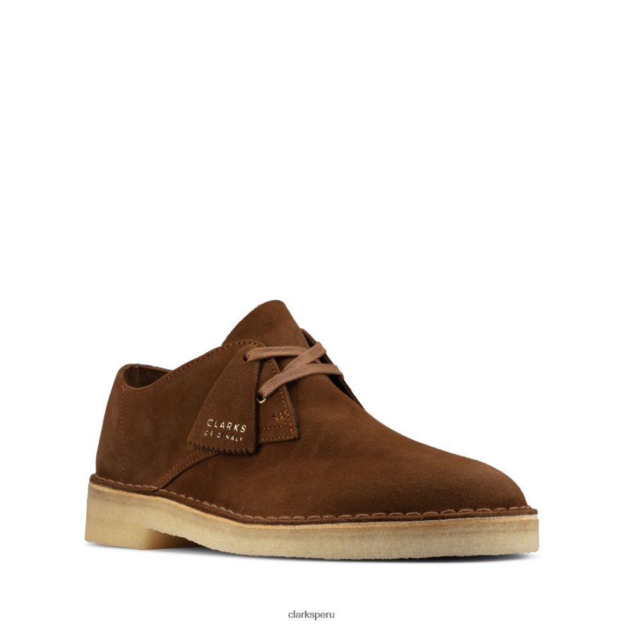 clarks de gamuza desert khan cola hombres Clarks 40N4LX3678 gamuza cola