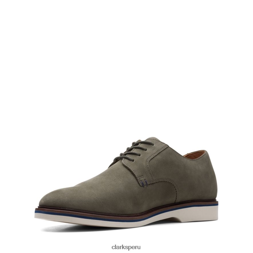 clarks malwood nubuck oliva liso hombres Clarks 40N4LX3710 nubuck oliva