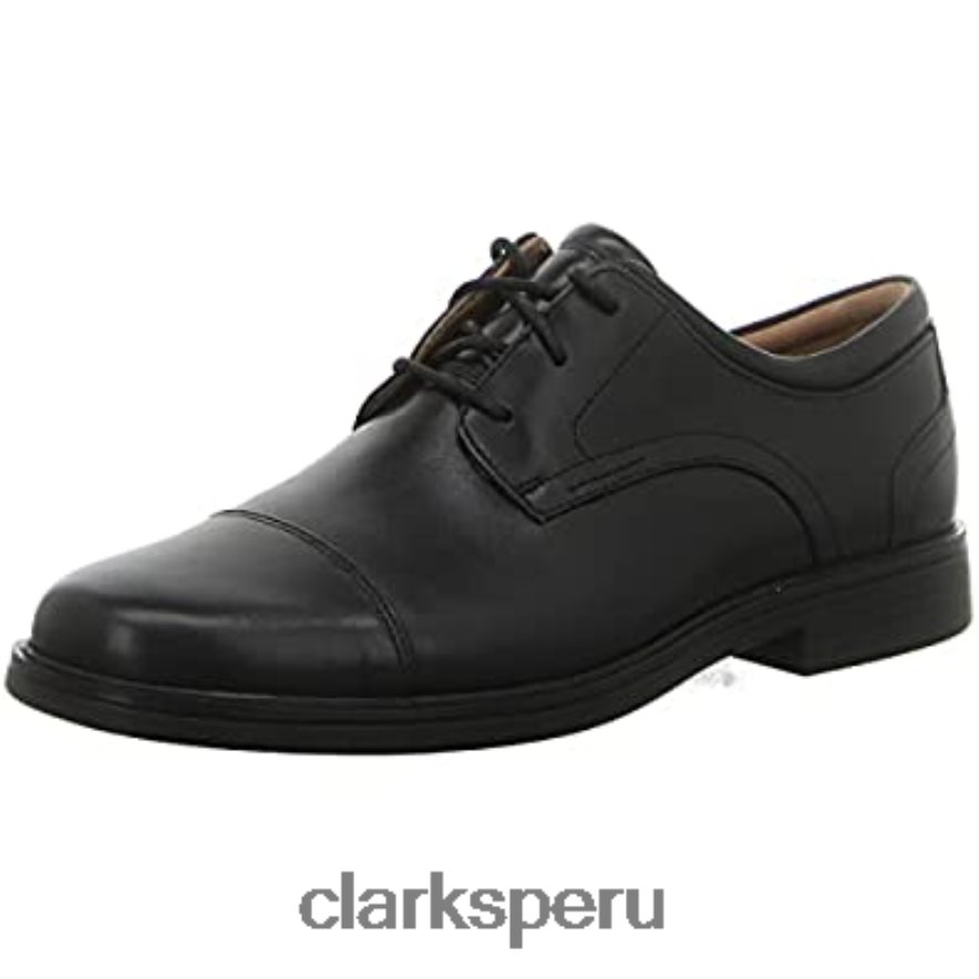 gorra un aldric zapatos brogue tradicionales de corte ancho para hombre negro clarks hombres Clarks 40N4LX222 negro