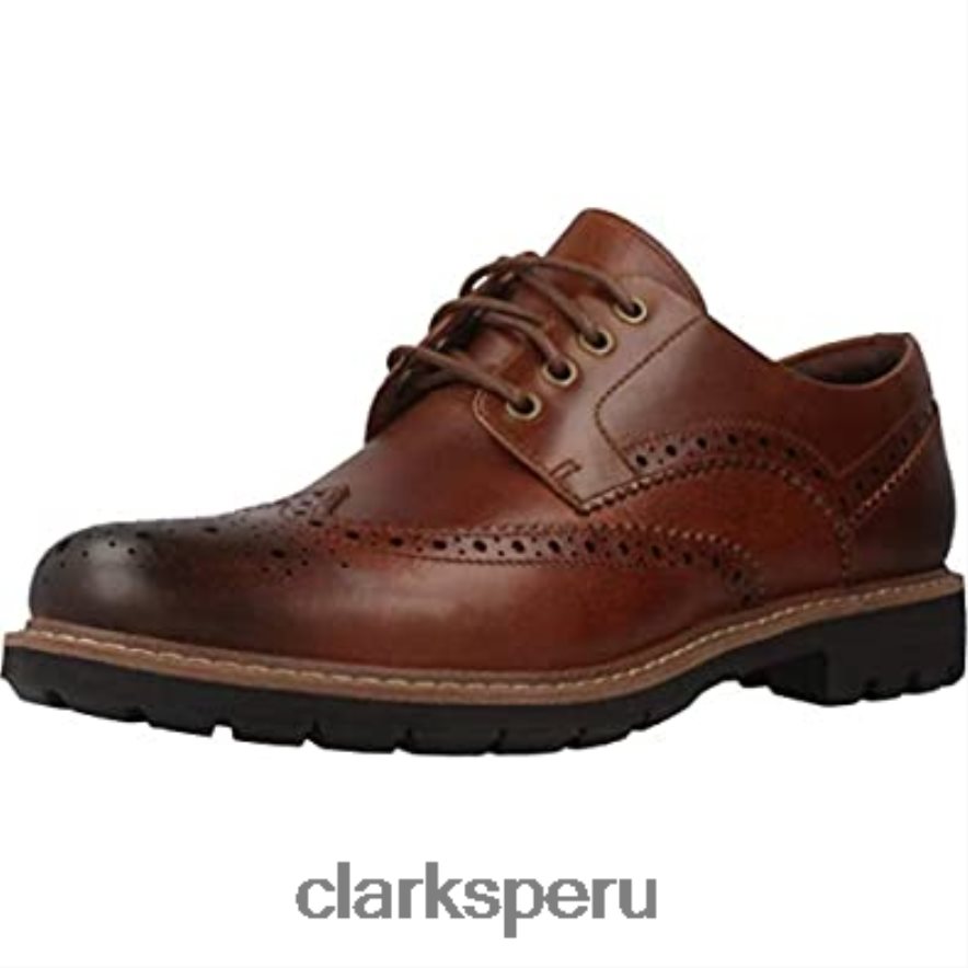zapatos brogue batcombe wing para hombre clarks marrón hombres Clarks 40N4LX2655 marrón