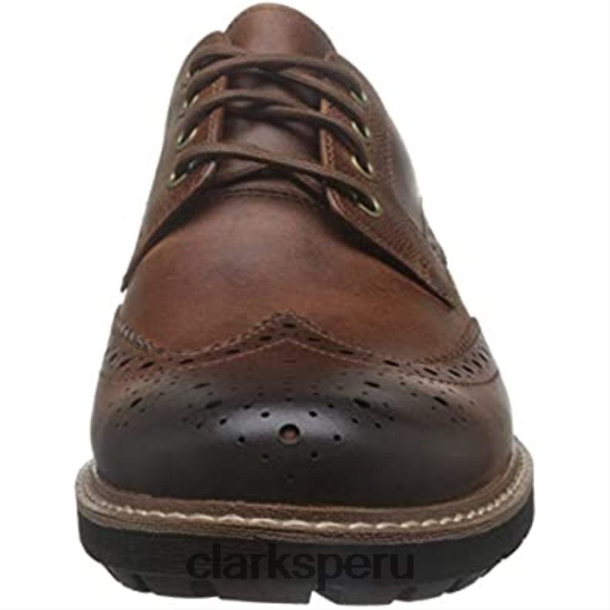 zapatos brogue batcombe wing para hombre clarks marrón hombres Clarks 40N4LX2655 marrón