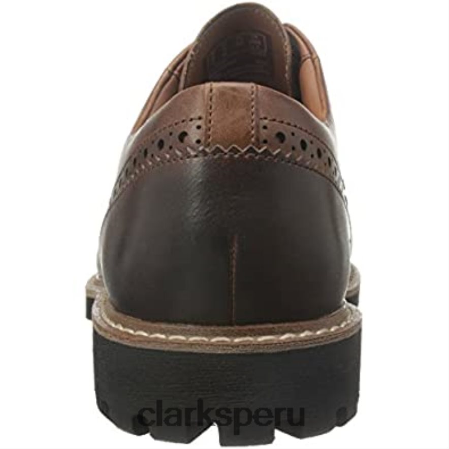zapatos brogue batcombe wing para hombre clarks marrón hombres Clarks 40N4LX2655 marrón