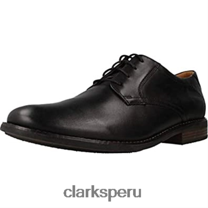 zapatos brogue de encaje becken de hombre clarks negros hombres Clarks 40N4LX261 cuero negro cuero negro