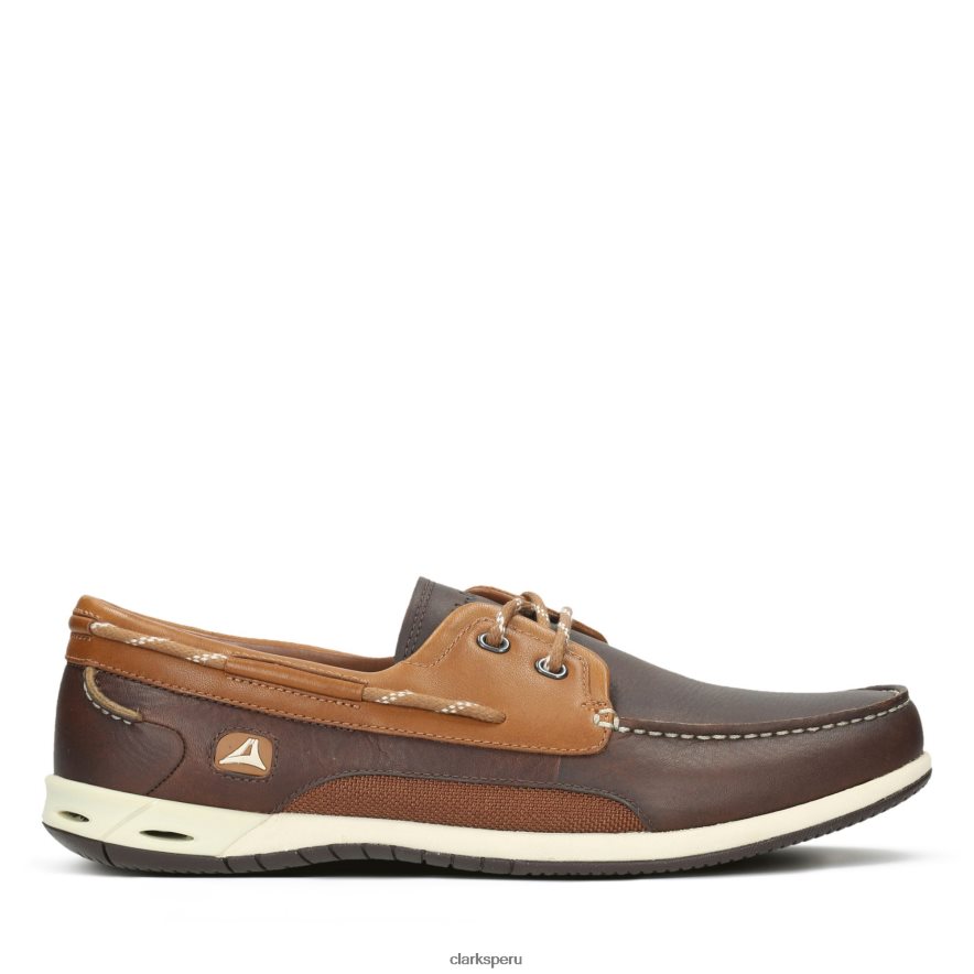 clarks cuero marrón orson harbour hombres Clarks 40N4LX3761 cuero marrón