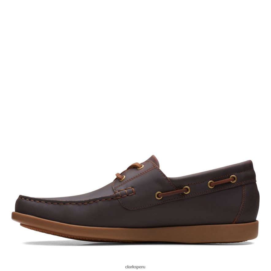 clarks ferius Coast cuero tostado oscuro hombres Clarks 40N4LX3706 cuero bronceado oscuro