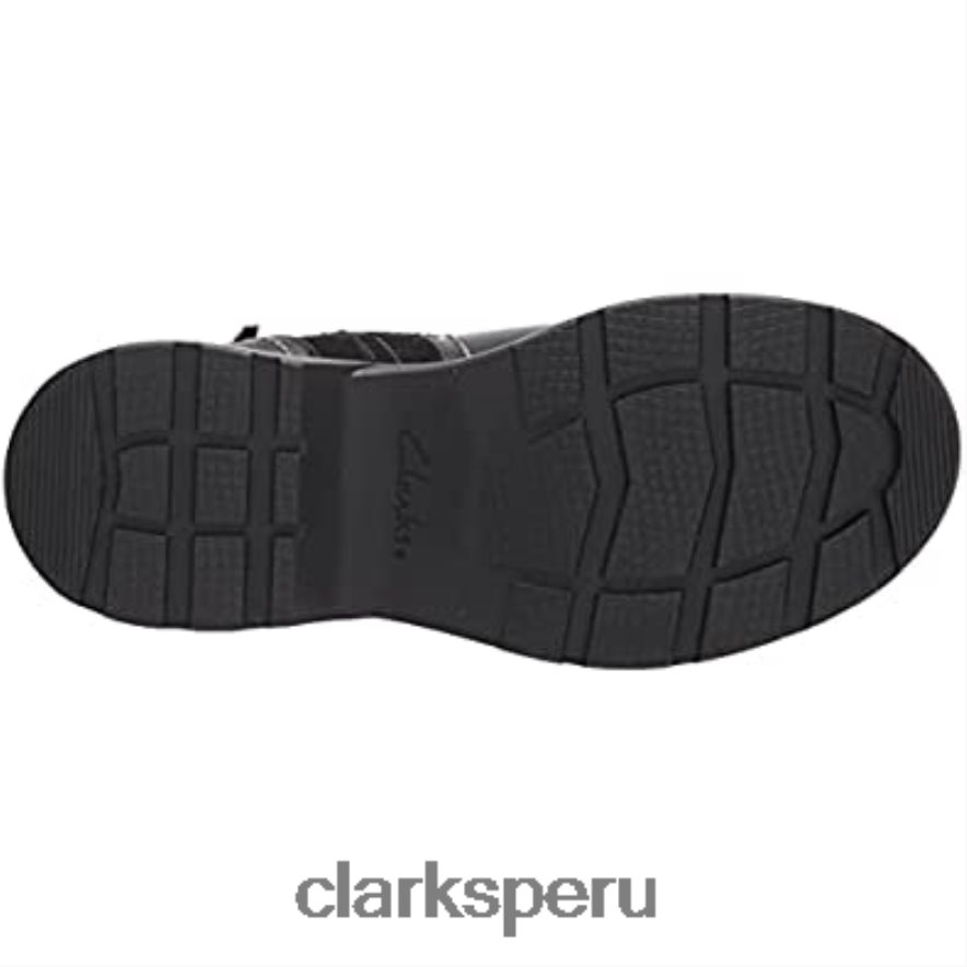 bota aveleigh mujer moda clarks cuero negro mujer Clarks 40N4LX2861 cuero negro