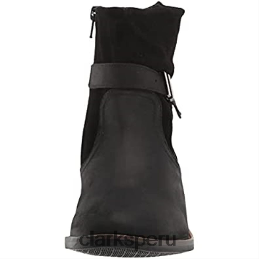botas de moda camzstrap para mujer clarks negras mujer Clarks 40N4LX822 negro