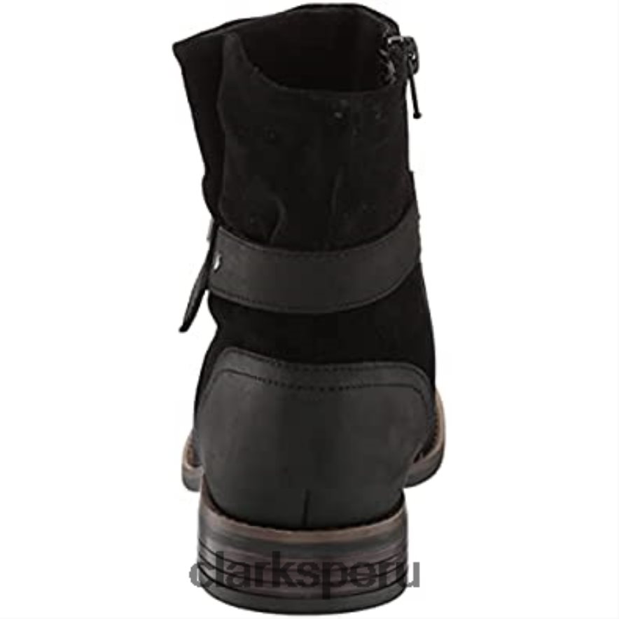 botas de moda camzstrap para mujer clarks negras mujer Clarks 40N4LX822 negro