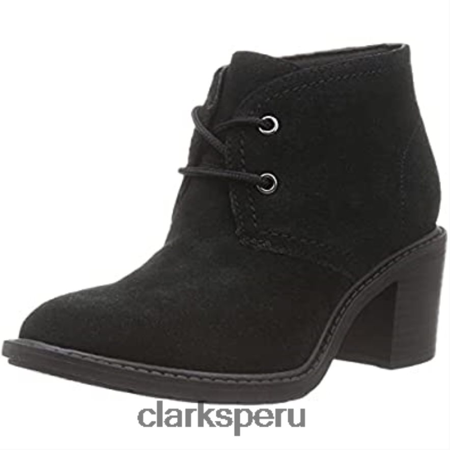 botas de moda scene laceboot para mujer clarks black sde mujer Clarks 40N4LX999 negro
