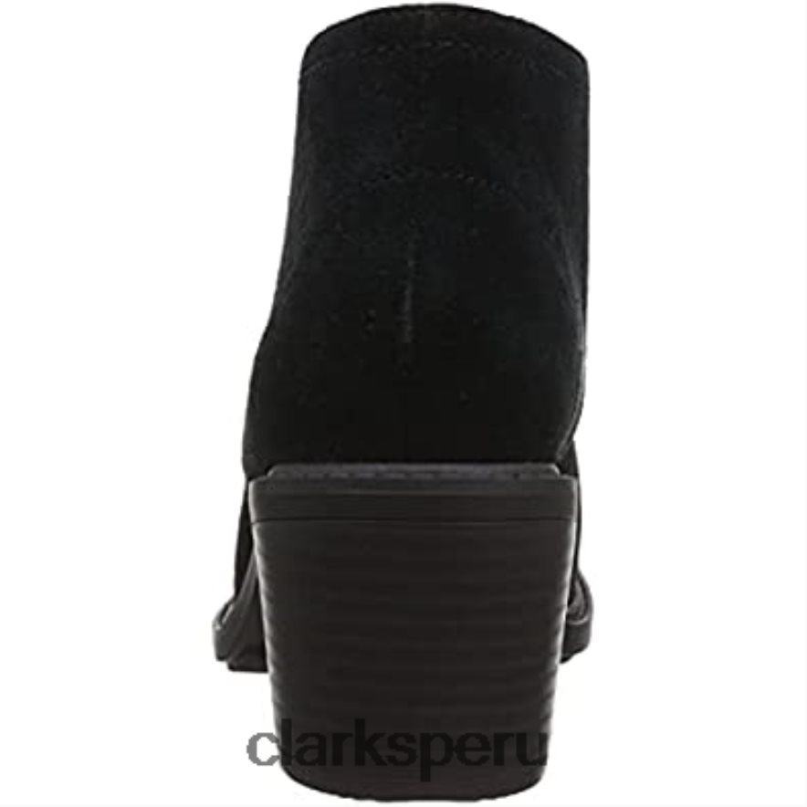 botas de moda scene laceboot para mujer clarks black sde mujer Clarks 40N4LX999 negro