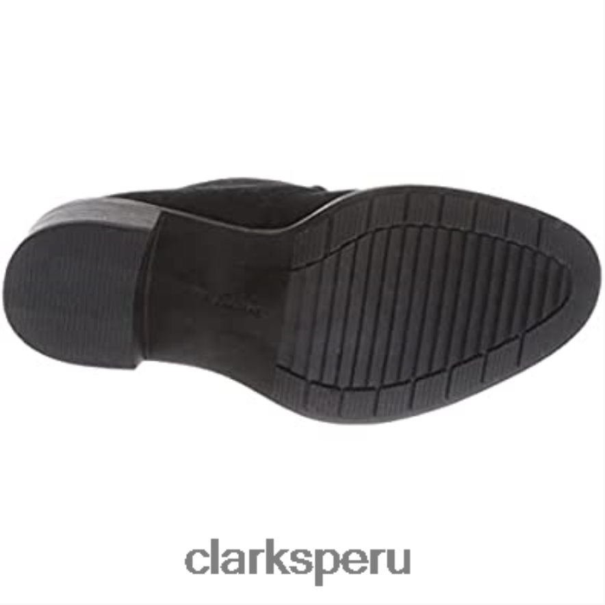botas de moda scene laceboot para mujer clarks black sde mujer Clarks 40N4LX999 negro