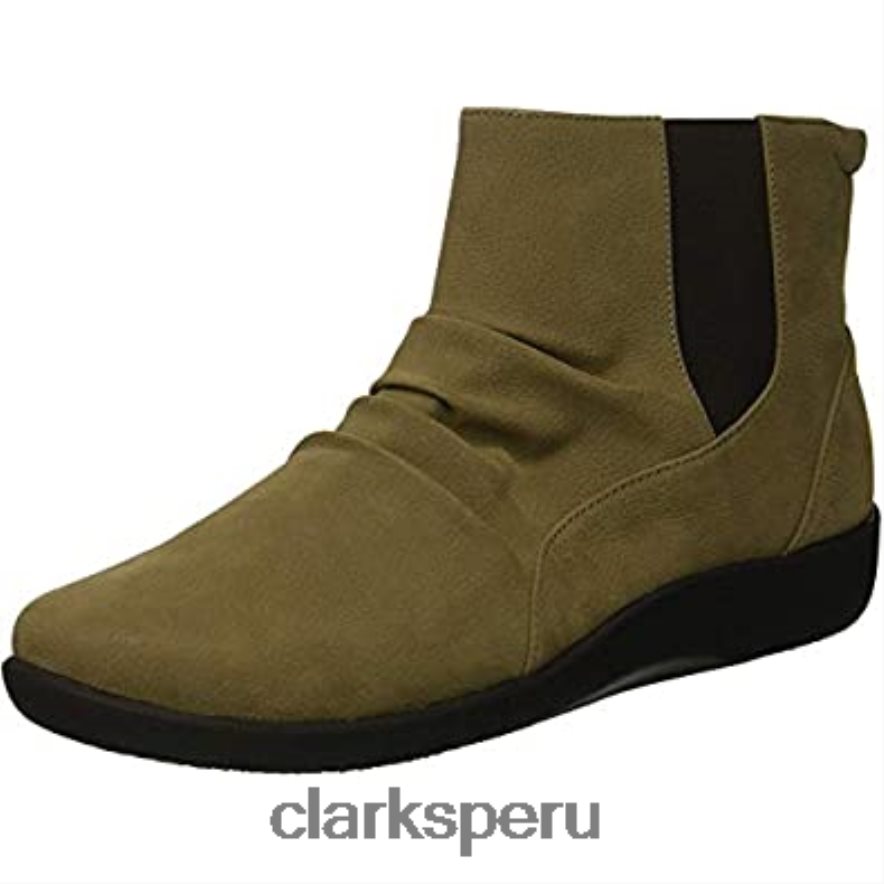botas de moda sillian rima para mujer clarks sage sintéticas mujer Clarks 40N4LX2703 salvia sintética