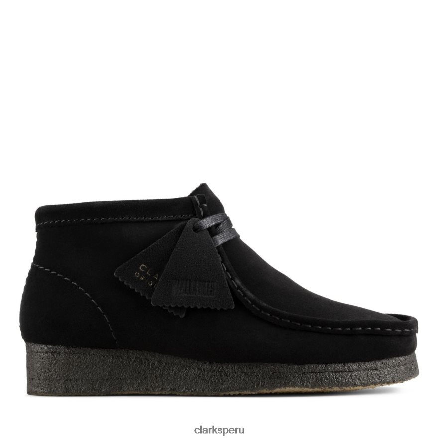 Bota clarks wallabee de ante negro ante negro mujer Clarks 40N4LX6177 ante negro