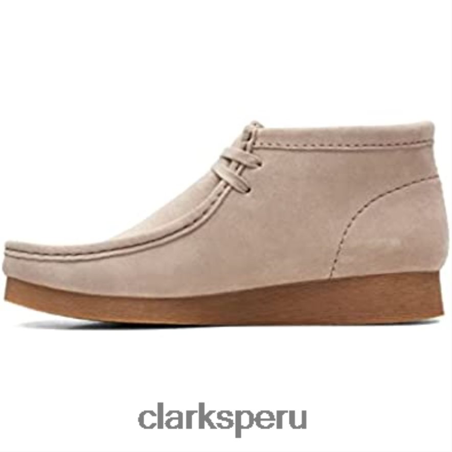 bota clarks sand wallabee 2 para mujer mujer Clarks 40N4LX449 arena