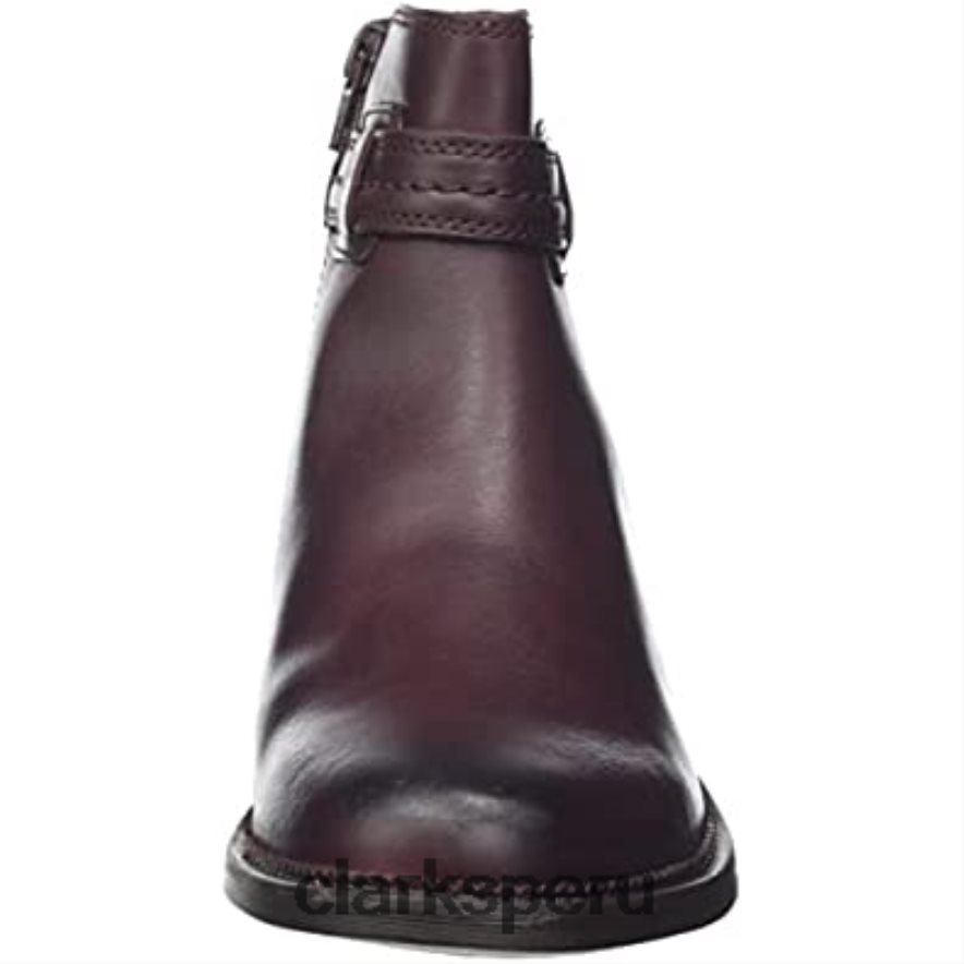 Bota Chelsea Maye Easy para mujer marrón oscuro Lea Clarks mujer Clarks 40N4LX2838
