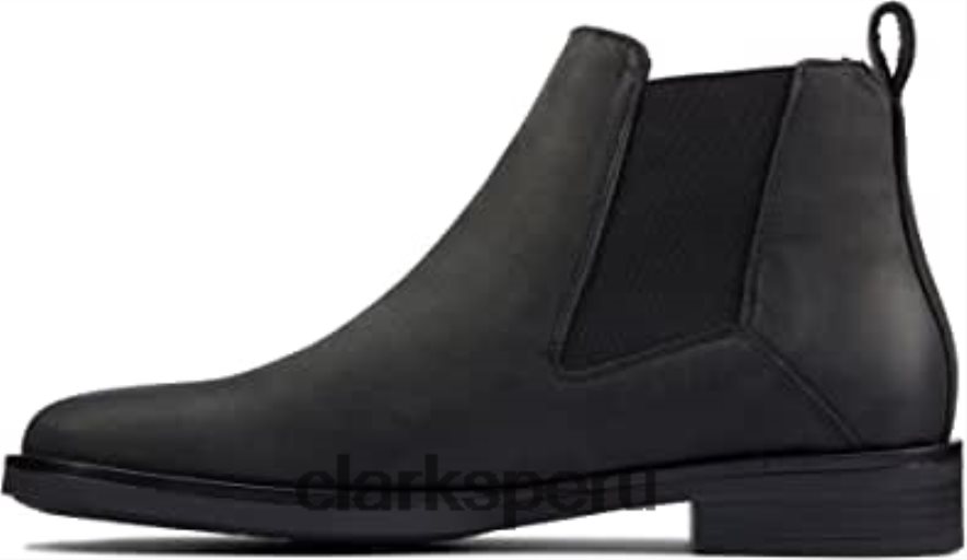 Botas Chelsea Clarks Memi Top de mujer en negro mujer Clarks 40N4LX569 cuero negro