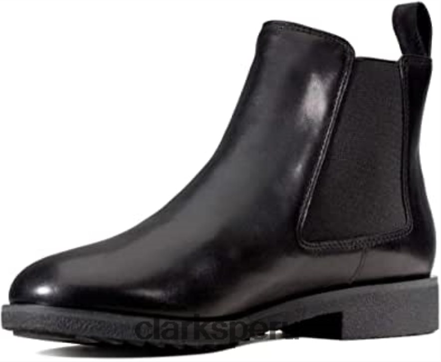 Botas chelsea clarks griff plaza de mujer negras mujer Clarks 40N4LX408 cuero negro