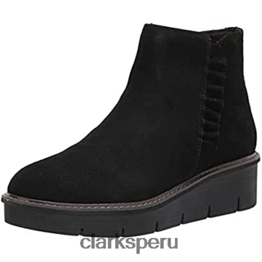 botas chelsea airabell vibe para mujer clarks ante negro mujer Clarks 40N4LX2149 ante negro