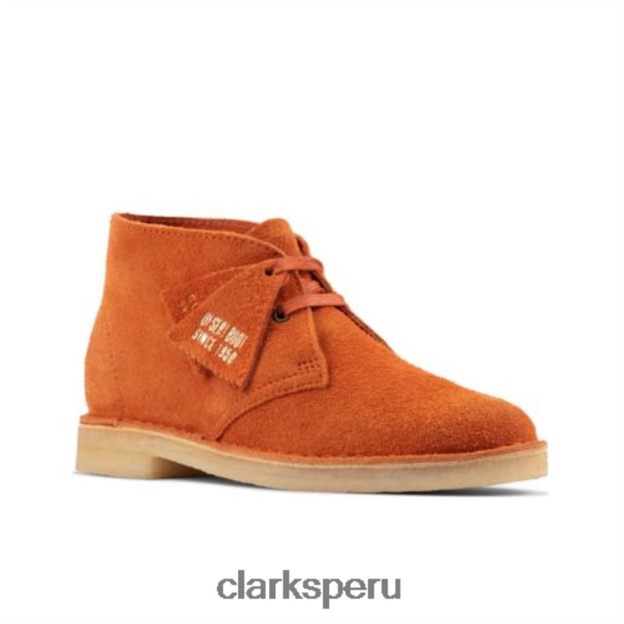 bota desierto clarks ginger ante mujer Clarks 40N4LX4173 gamuza jengibre