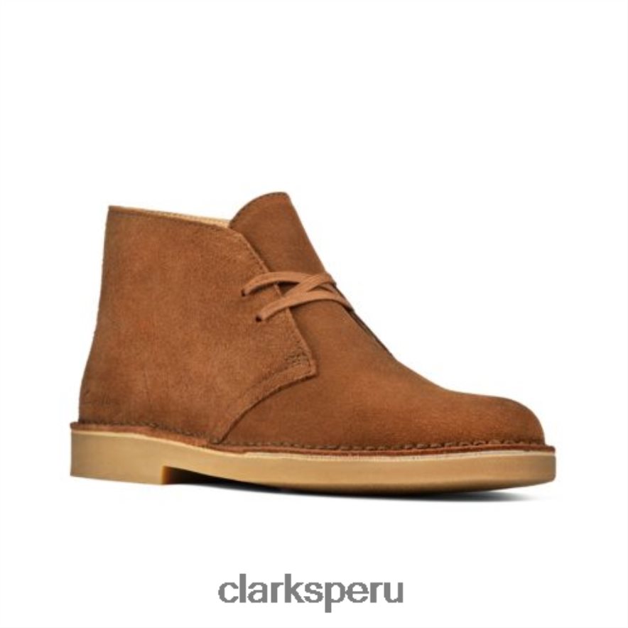 botas clarks desert 2 ante tostado oscuro mujer Clarks 40N4LX4130 gamuza bronceada oscura