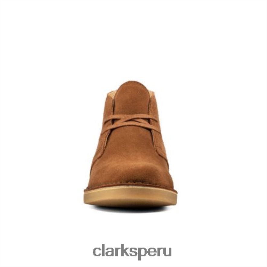 botas clarks desert 2 ante tostado oscuro mujer Clarks 40N4LX4130 gamuza bronceada oscura